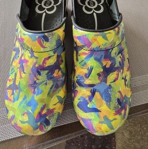 Sanita Multicolor Rain Shoes/clogs